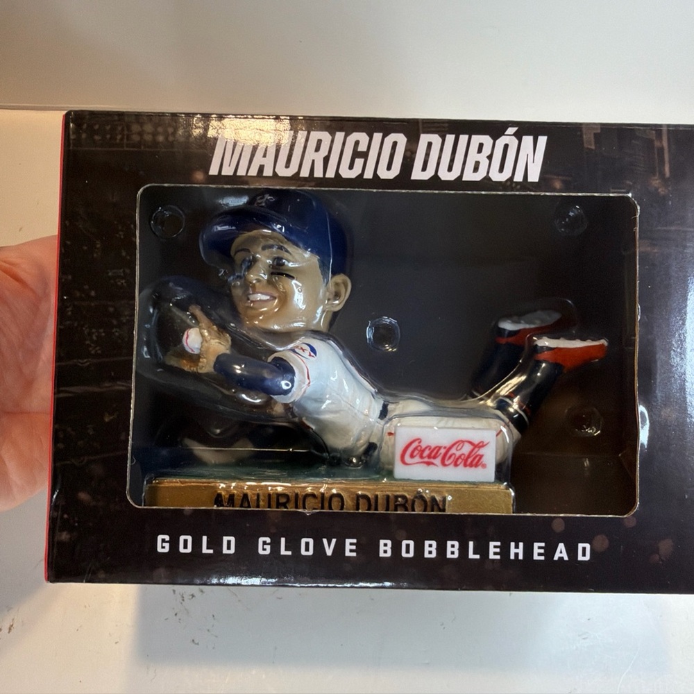 NEW Houston Astros Mauricio Dubon Gold Glove Bobblehead MMP SGA 2024